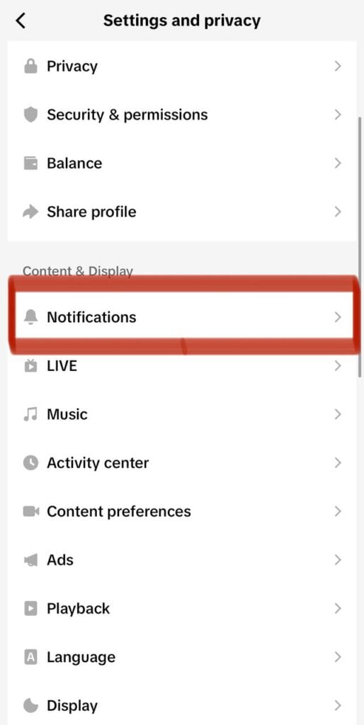 Step 4 - How to Turn Off TikTok Repost Notifications How to Repost and Undo Repost on TikTok in 2024