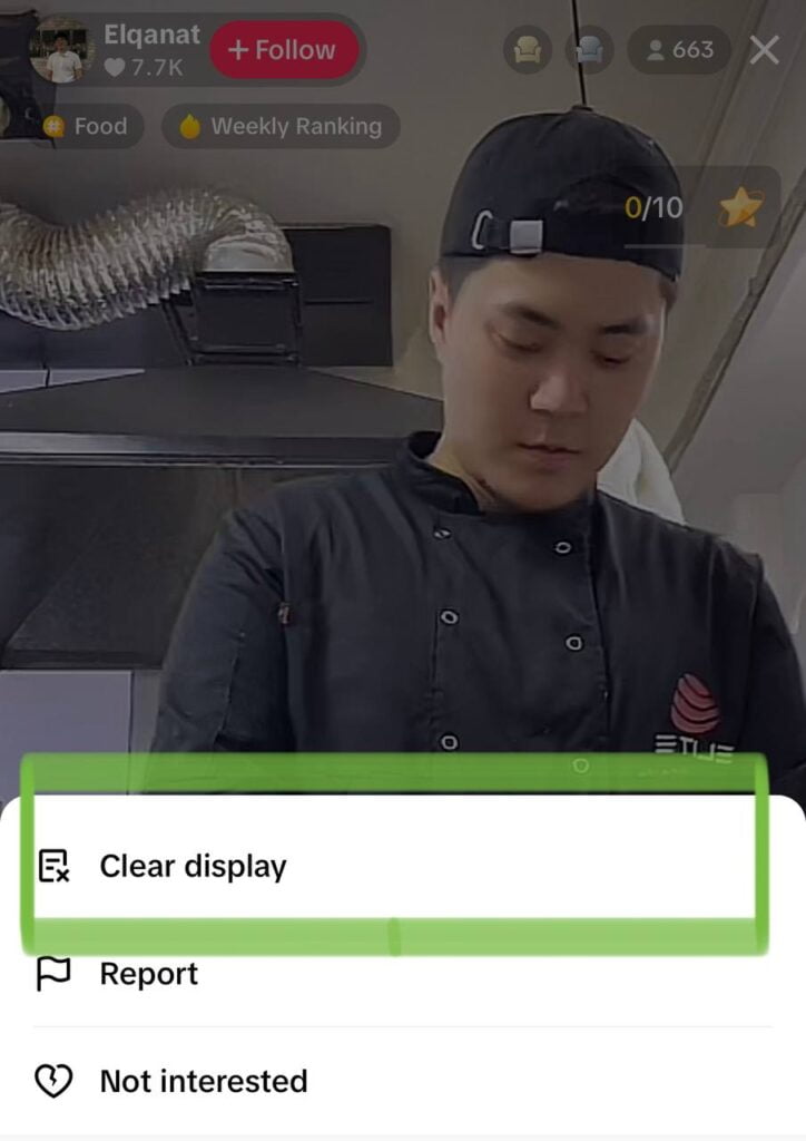 Another way to hide the chat is to tap video and hold the screen during the live stream. A menu will appear, allowing you to select the Clear Display option. How to Hide Comments on TikTok Live on iPhone, Android and PC