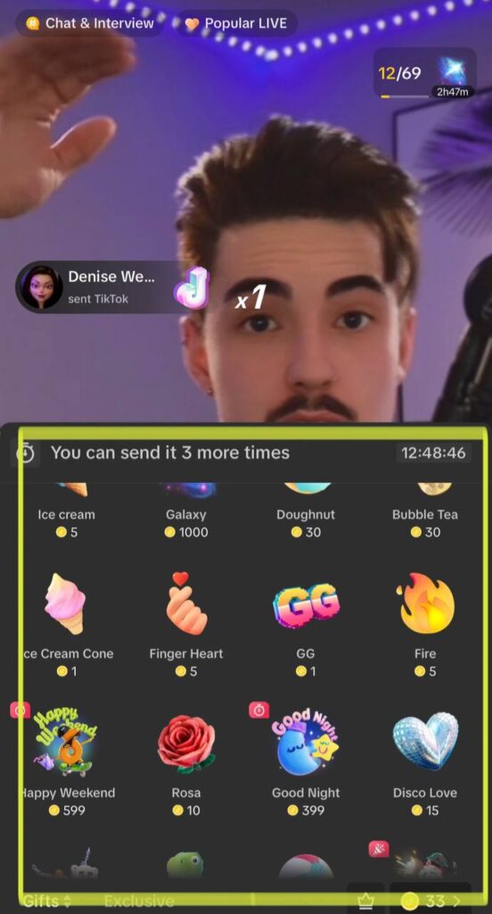 Choose the gift you want to send. There are plenty of options to choose from! Vіdeo: TikTok Gifts Worth - Prices & Value Explained