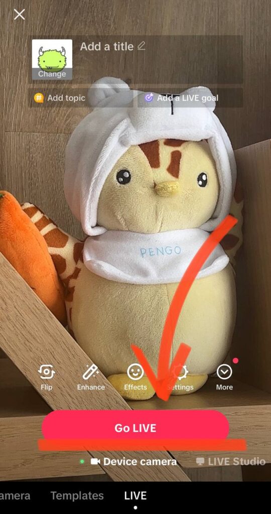 Press Go LIVE to start streaming live on TikTok. How to Go Live on TikTok With or Without 1000 Followers