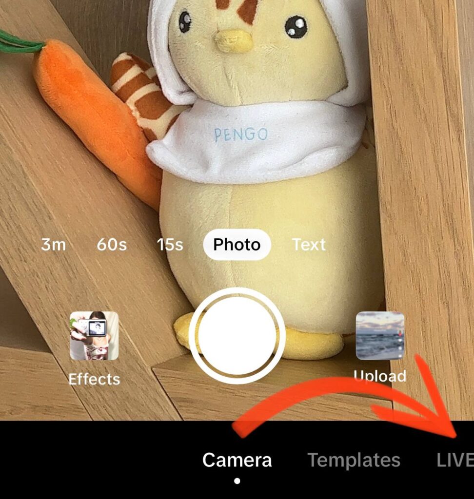 Swipe to the LIVE option. How to Go Live on TikTok With or Without 1000 Followers