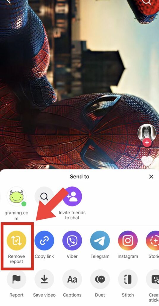 Fourth step to undo a repost on tiktok How to Undo a Repost on TikTok: Quick & Easy Ways in 2024